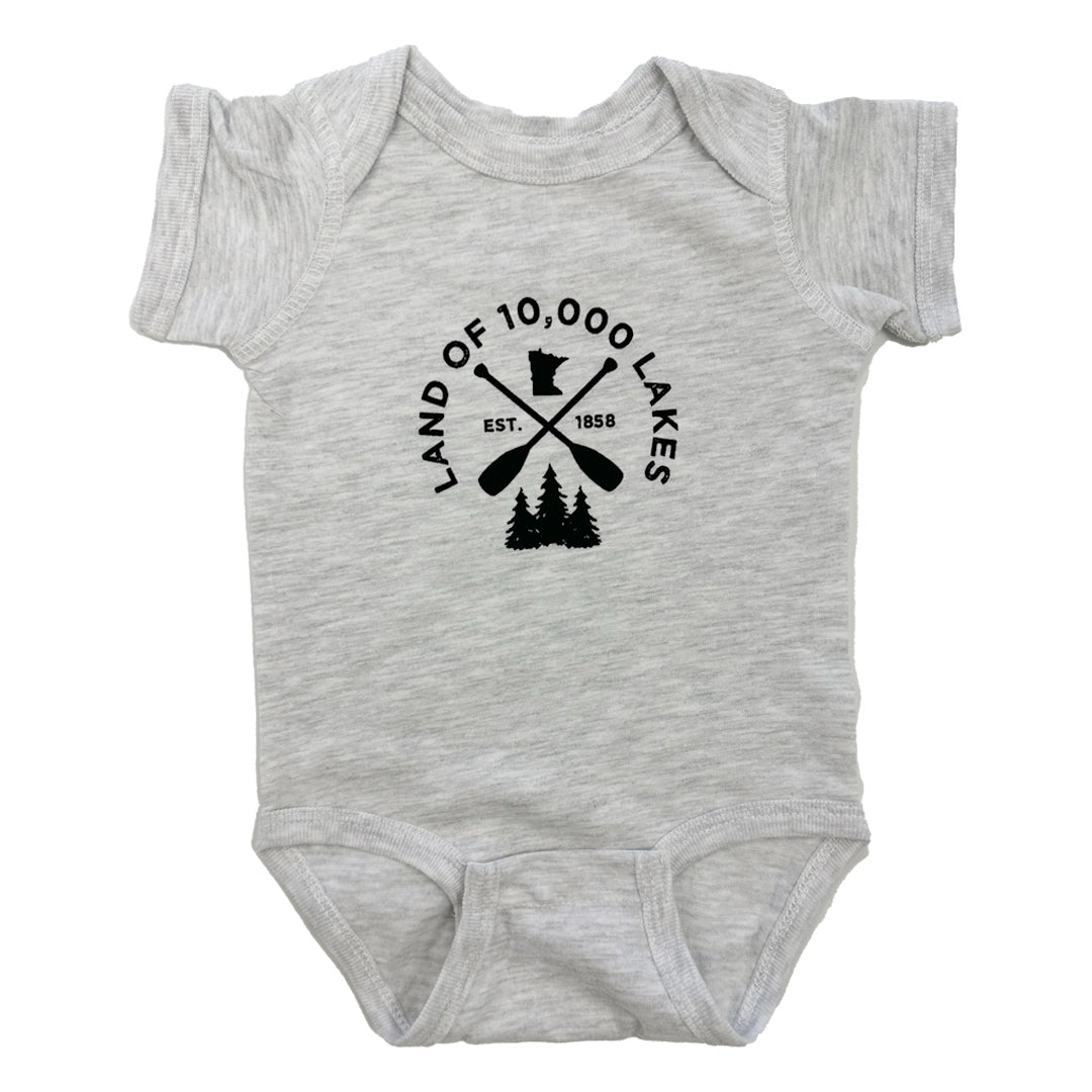 10K Lakes Onesie (Ash)