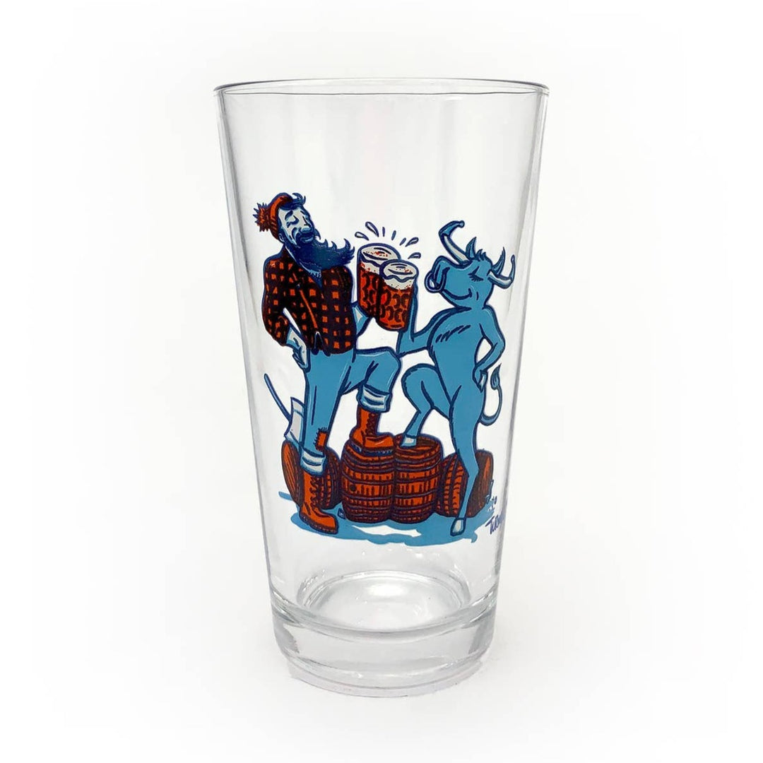 Paul and Babe Pint Glass