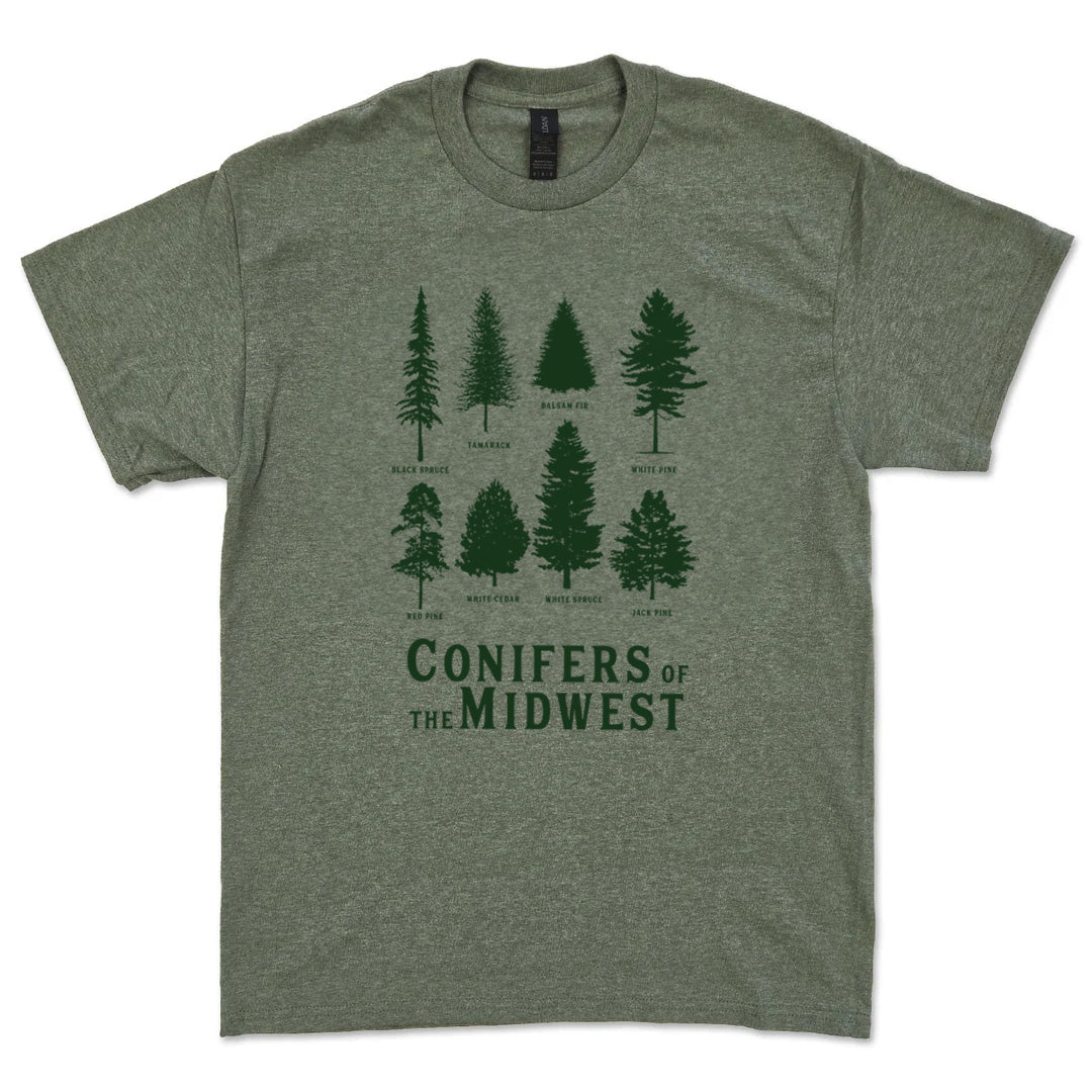 Midwest Conifers (Heather Military Green)