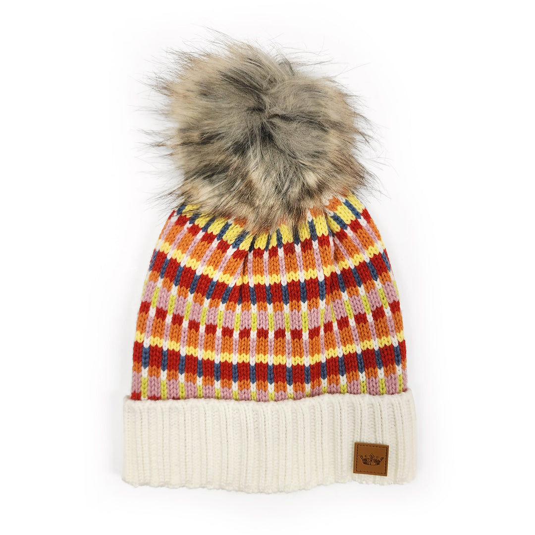 Holly Fur Pom Hat