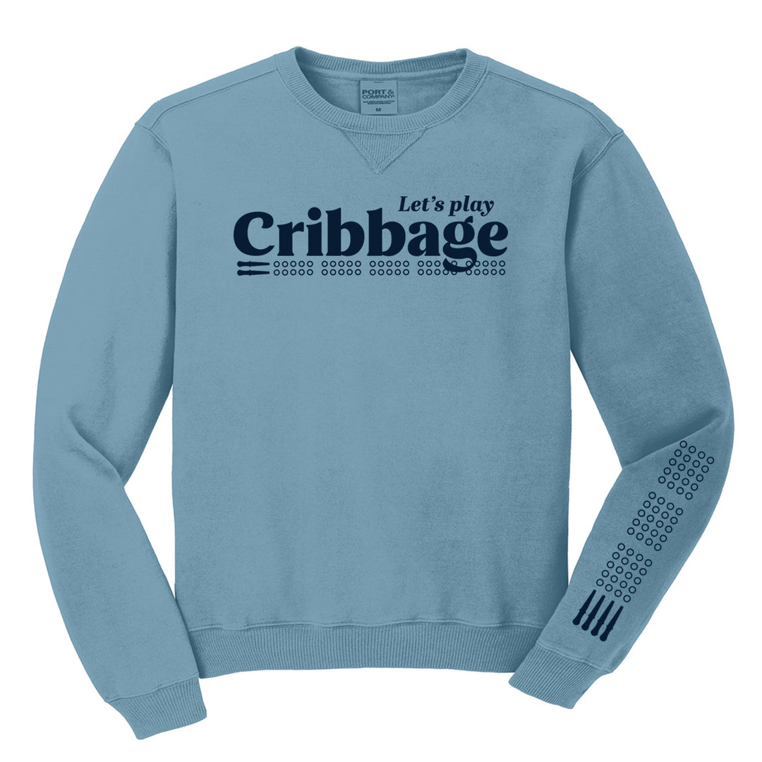 Let's Play Cribbage Premium Crewneck