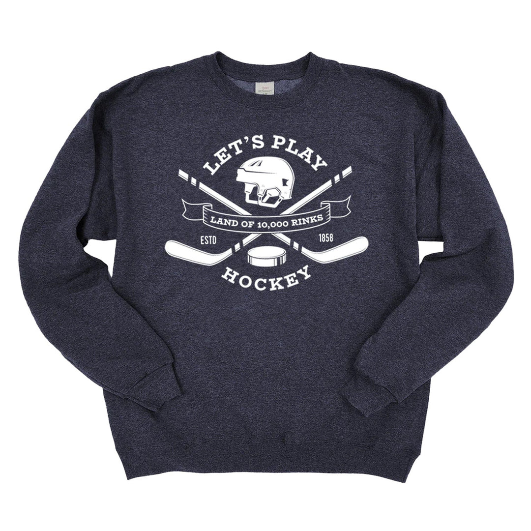 Let's Play Hockey Crewneck