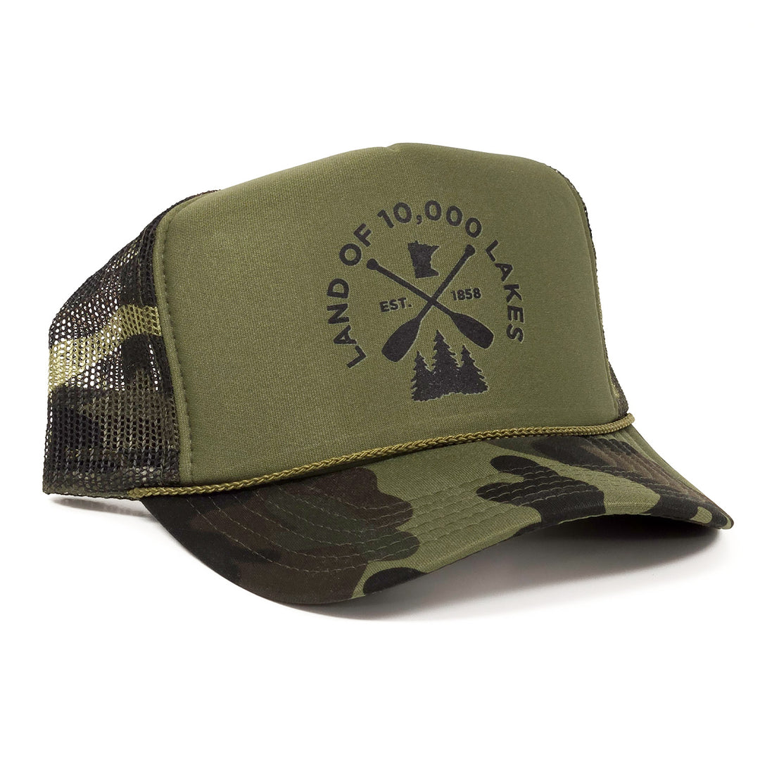 MN Lakes Camo Trucker