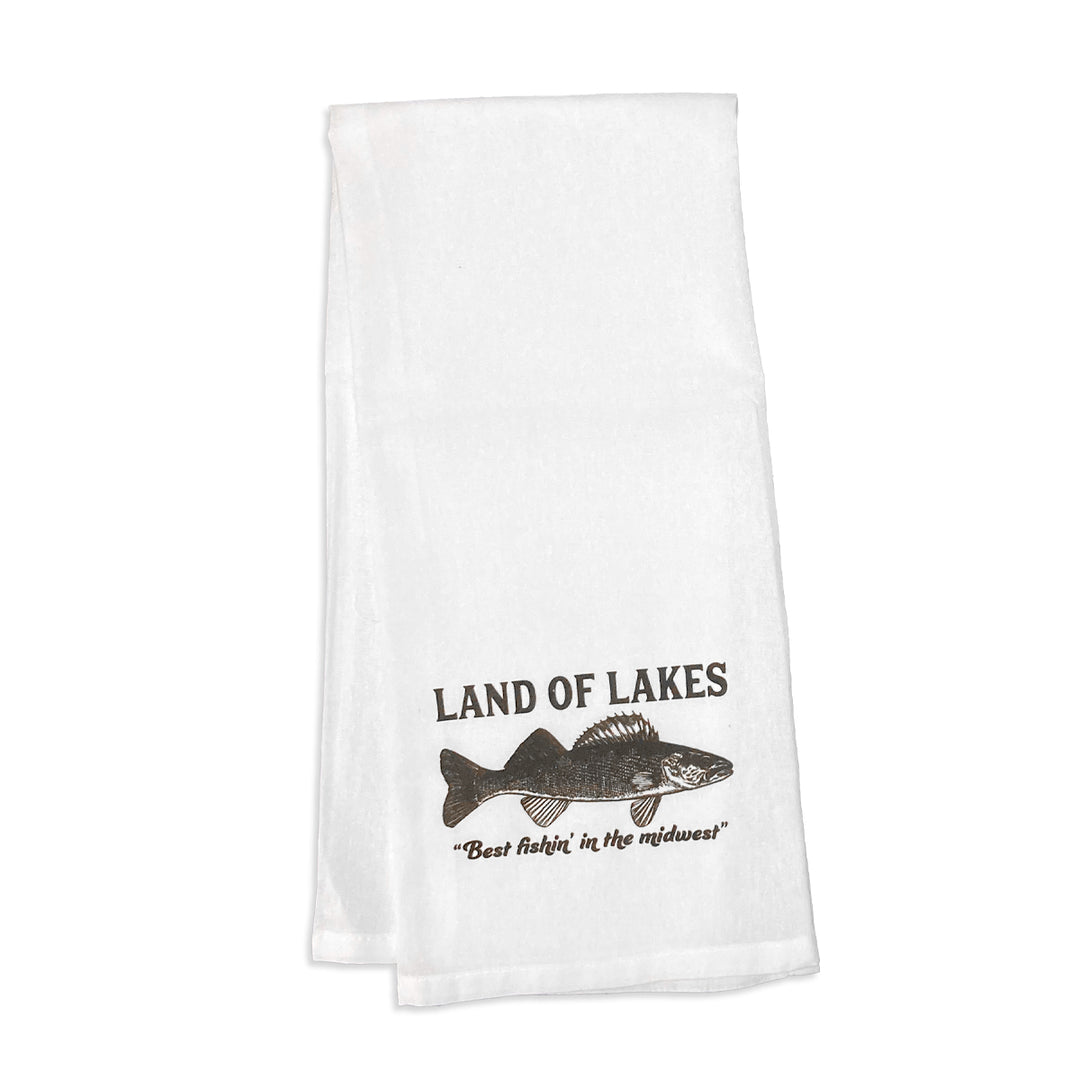 MN Walleye Tea Towel