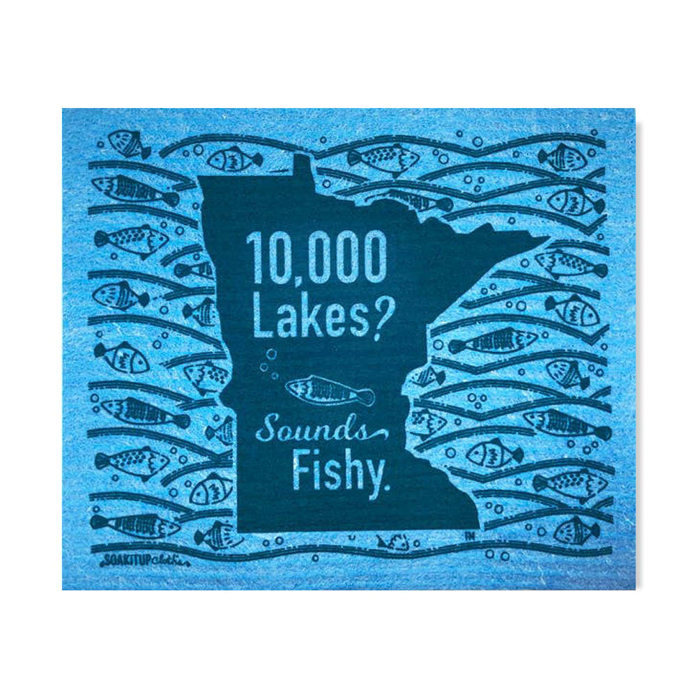 Sounds Fishy Swedish Dishcloth