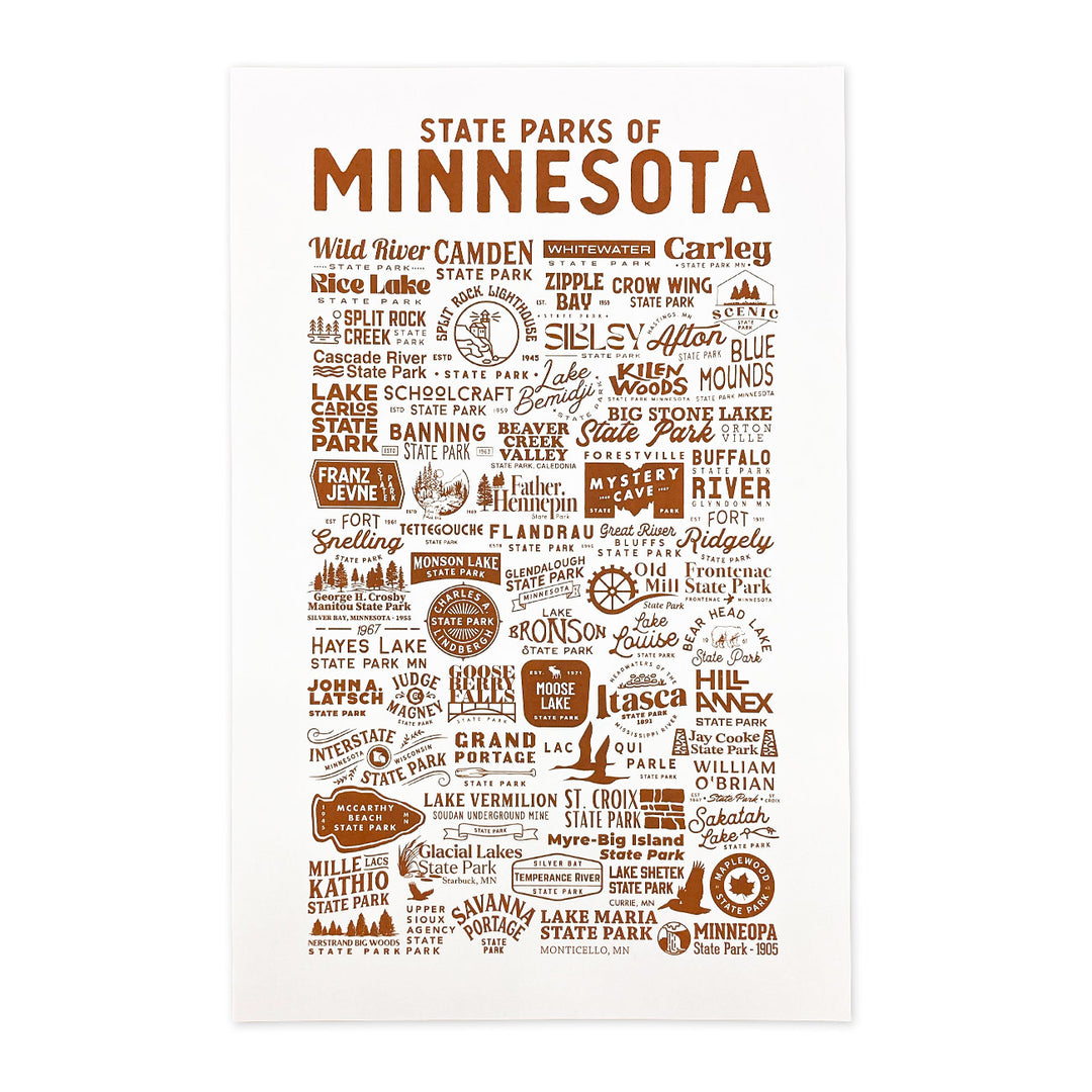 Screen Print Art - Minnesota State Parks