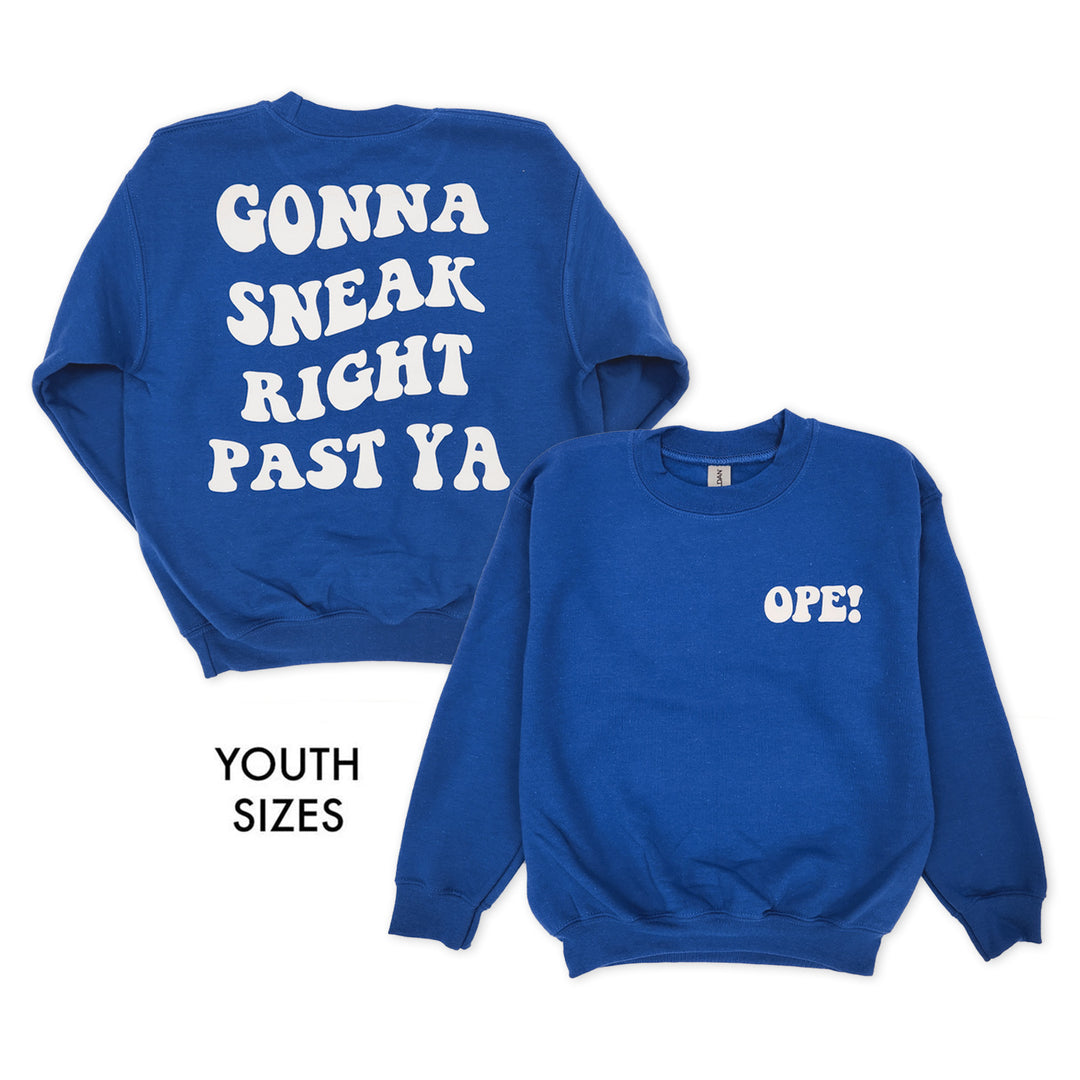 Ope! Youth Crewneck