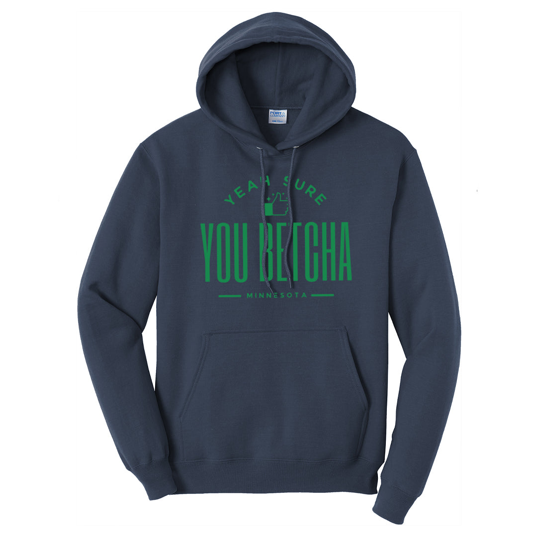 You Betcha Thumbs Up Hoodie (Navy)