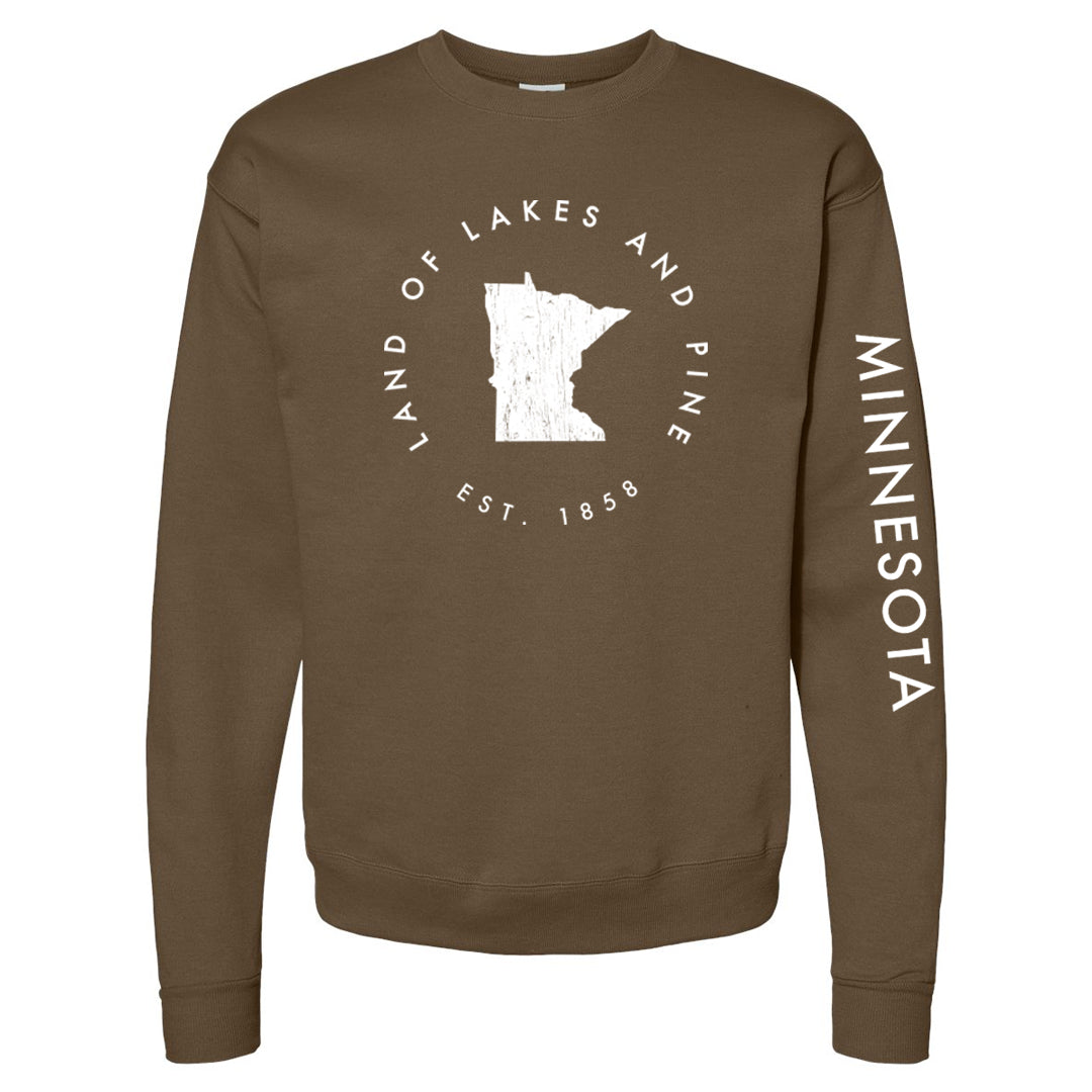 Two Harbors Crewneck (Army Brown)