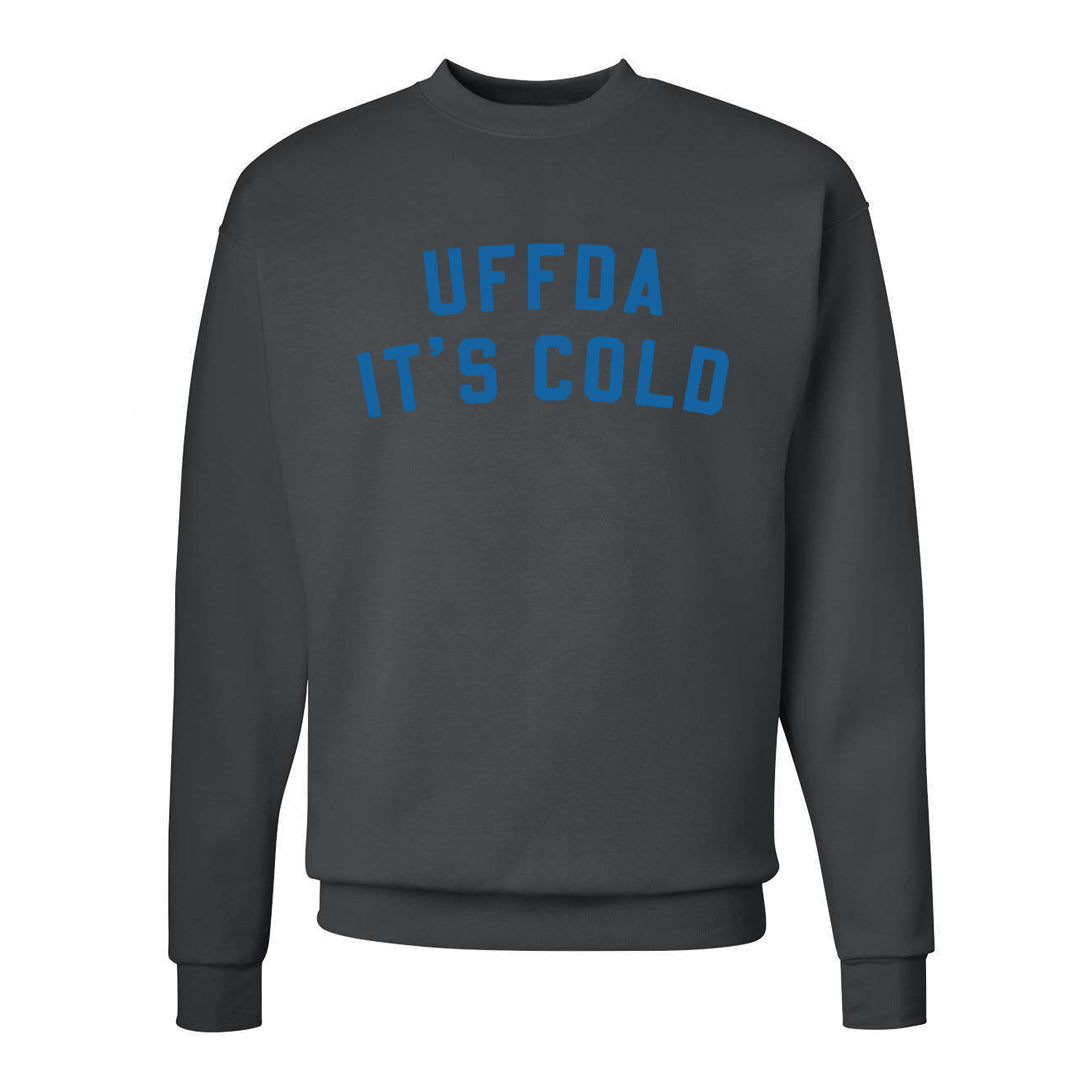 Uffda It's Cold Crewneck (Smoke Gray)