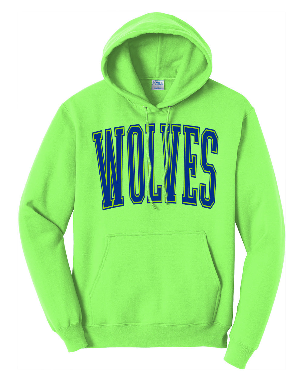 Wolves Varsity Hoodie (Neon Green)
