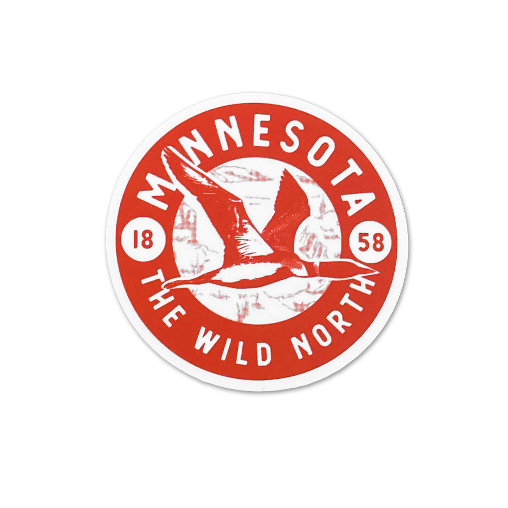 Wild North Loon Sticker