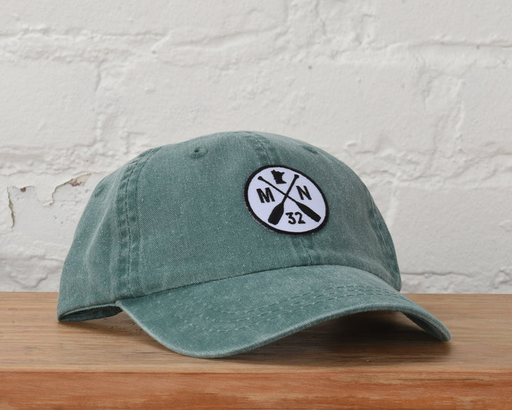 Pigment Washed Toddler Cap - Forest Green