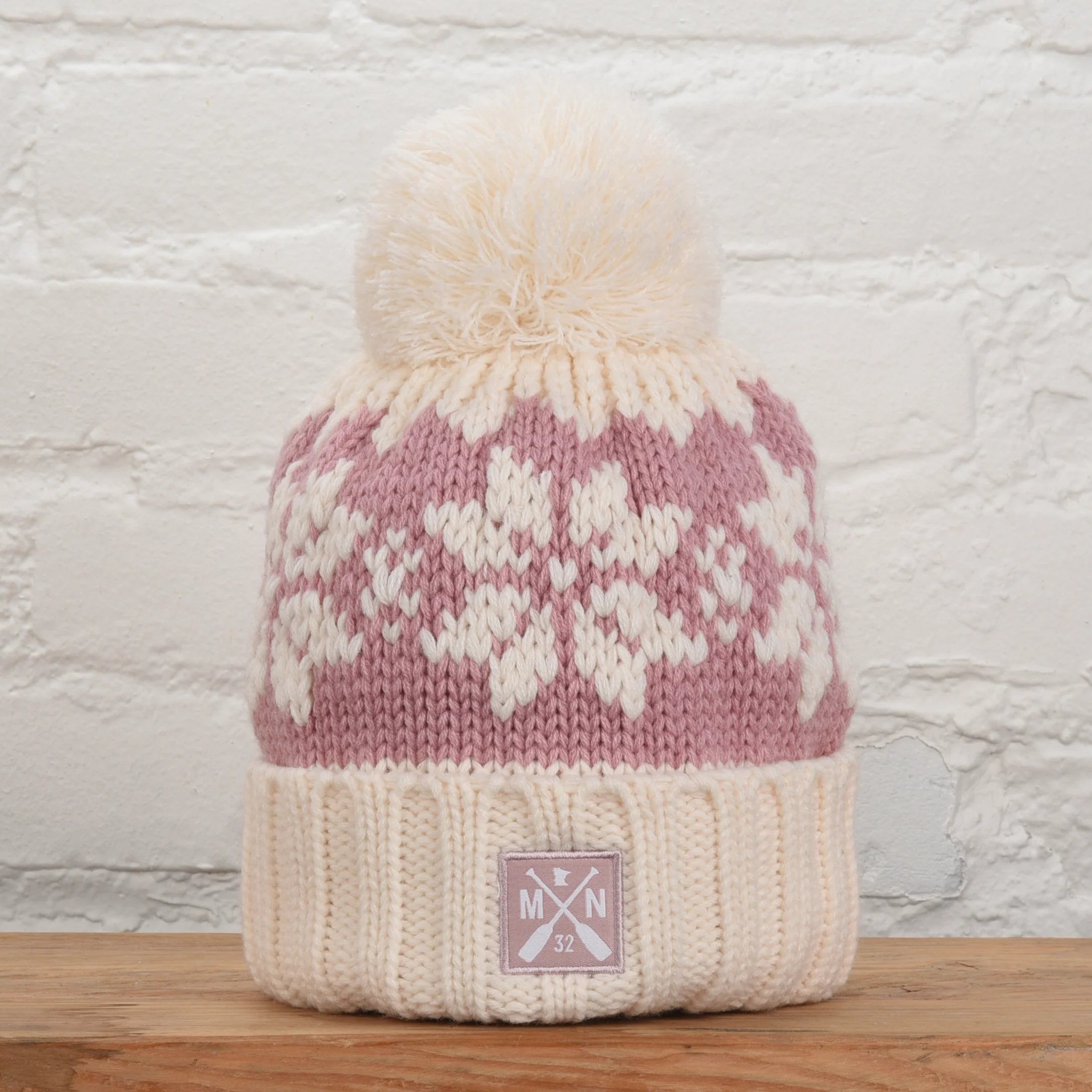 Crystal Rose Pom Beanie – 218 Clothing + Gift