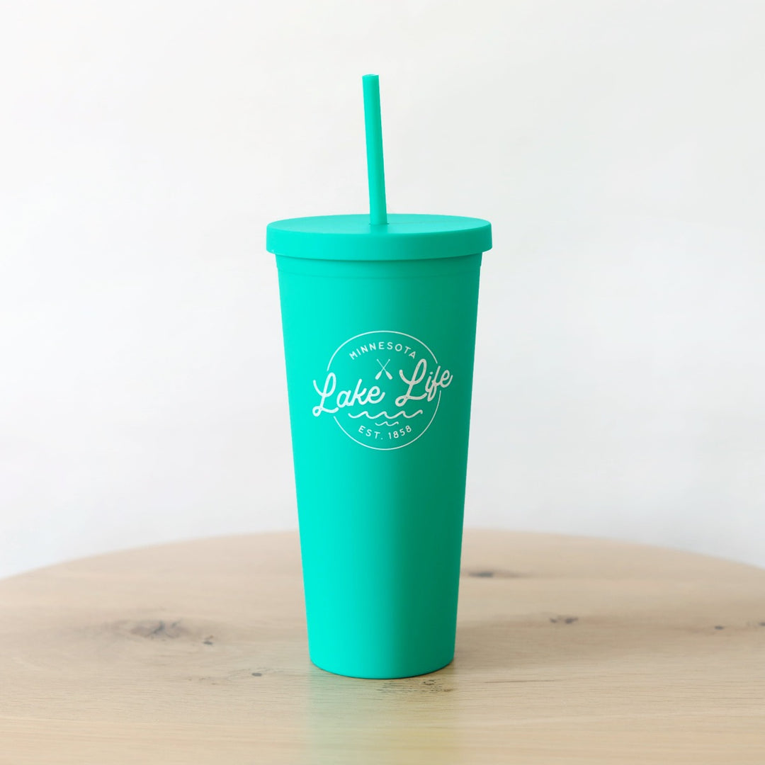 Minnesota Lake Life Straw Tumbler