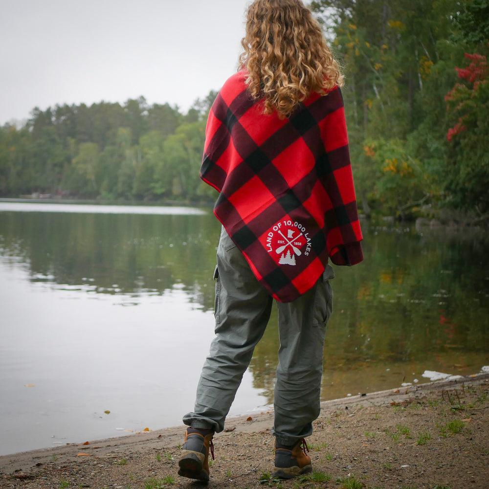 Buffalo Plaid Fleece Blanket