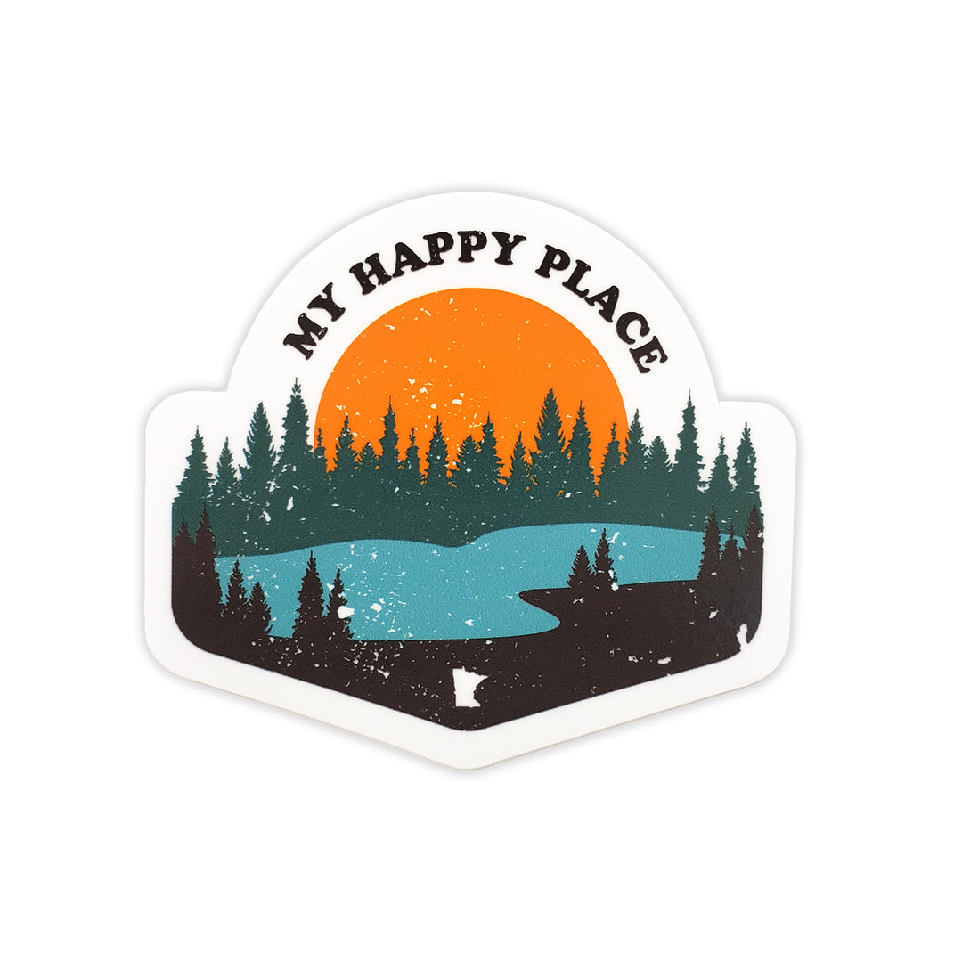 Happy Place Sticker