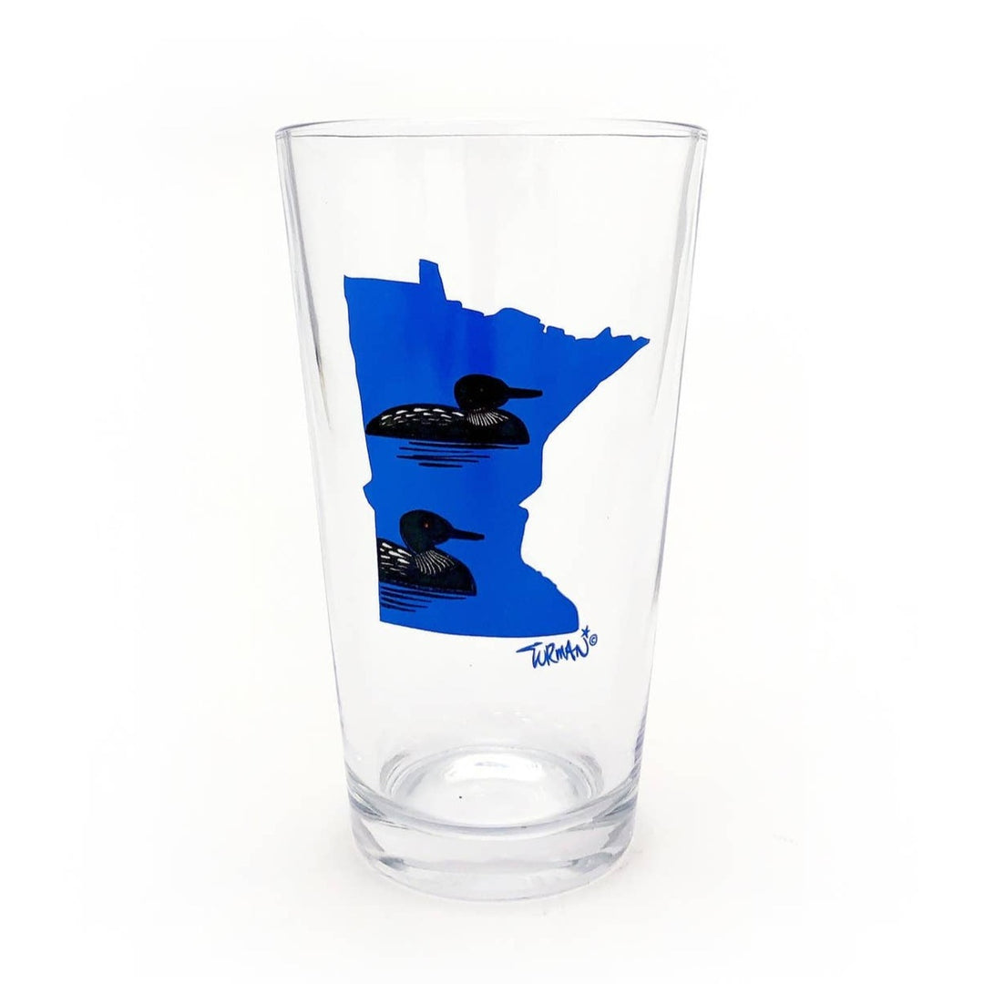 Minnesota Loons pint glass