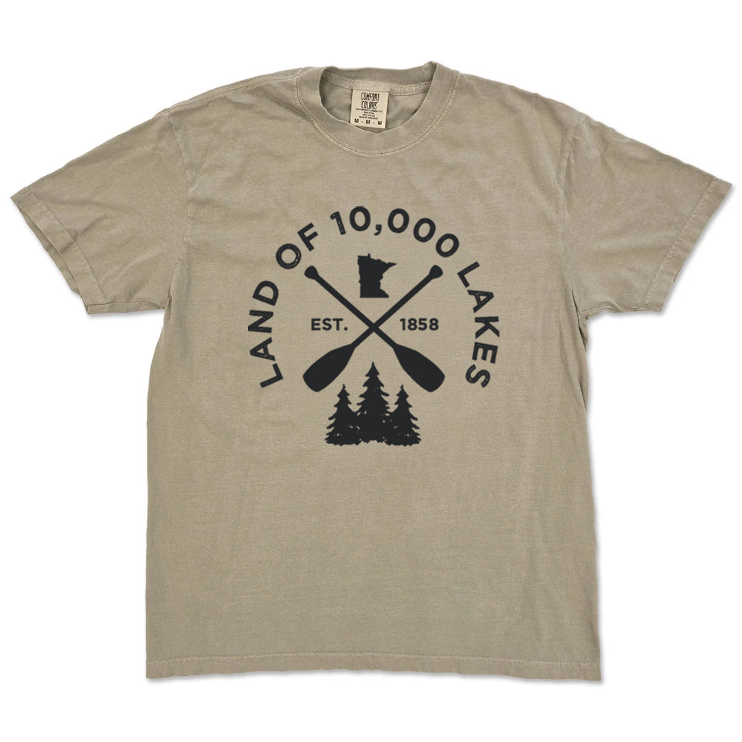 10K Lakes Premium Tee (Khaki)