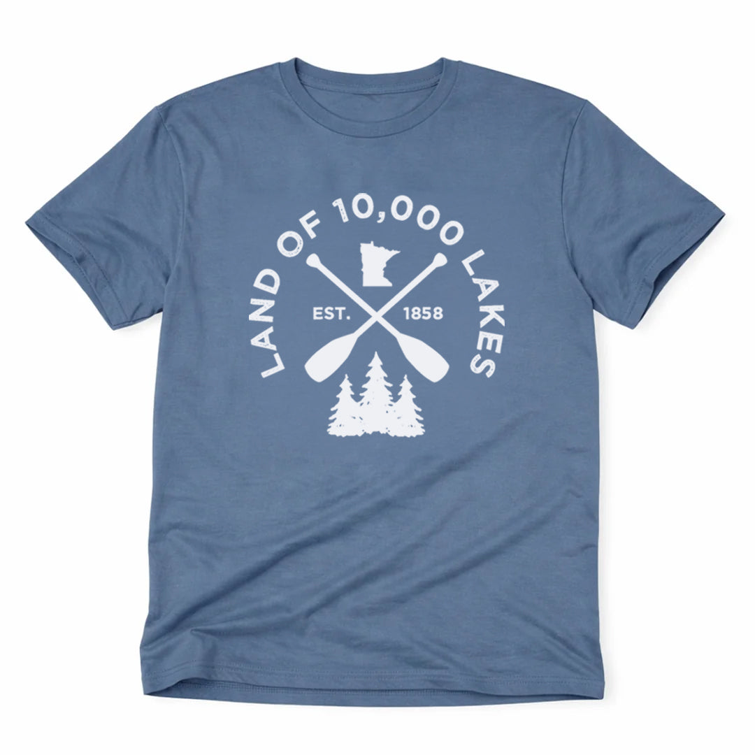 10K Lakes Tee (Indigo Blue)