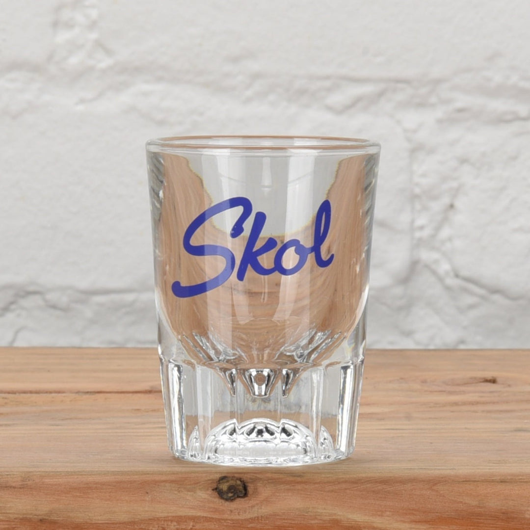 SKOL purple shot glass