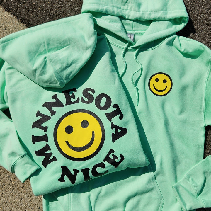 Minnesota Nice Smile Hoodie - Green