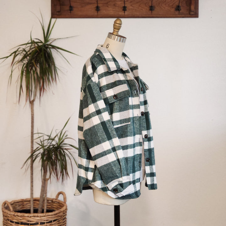 Sarah Plaid Flannel Shacket
