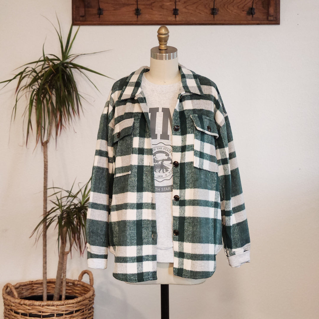 Sarah Plaid Flannel Shacket