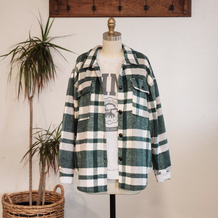 Sarah Plaid Flannel Shacket