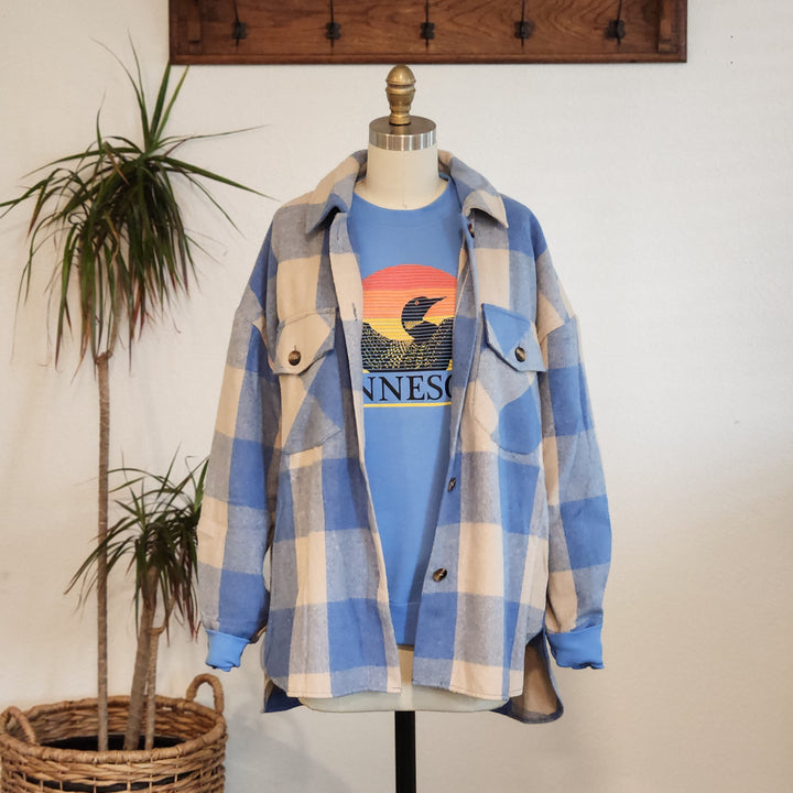 Lightweight Flannel Shacket