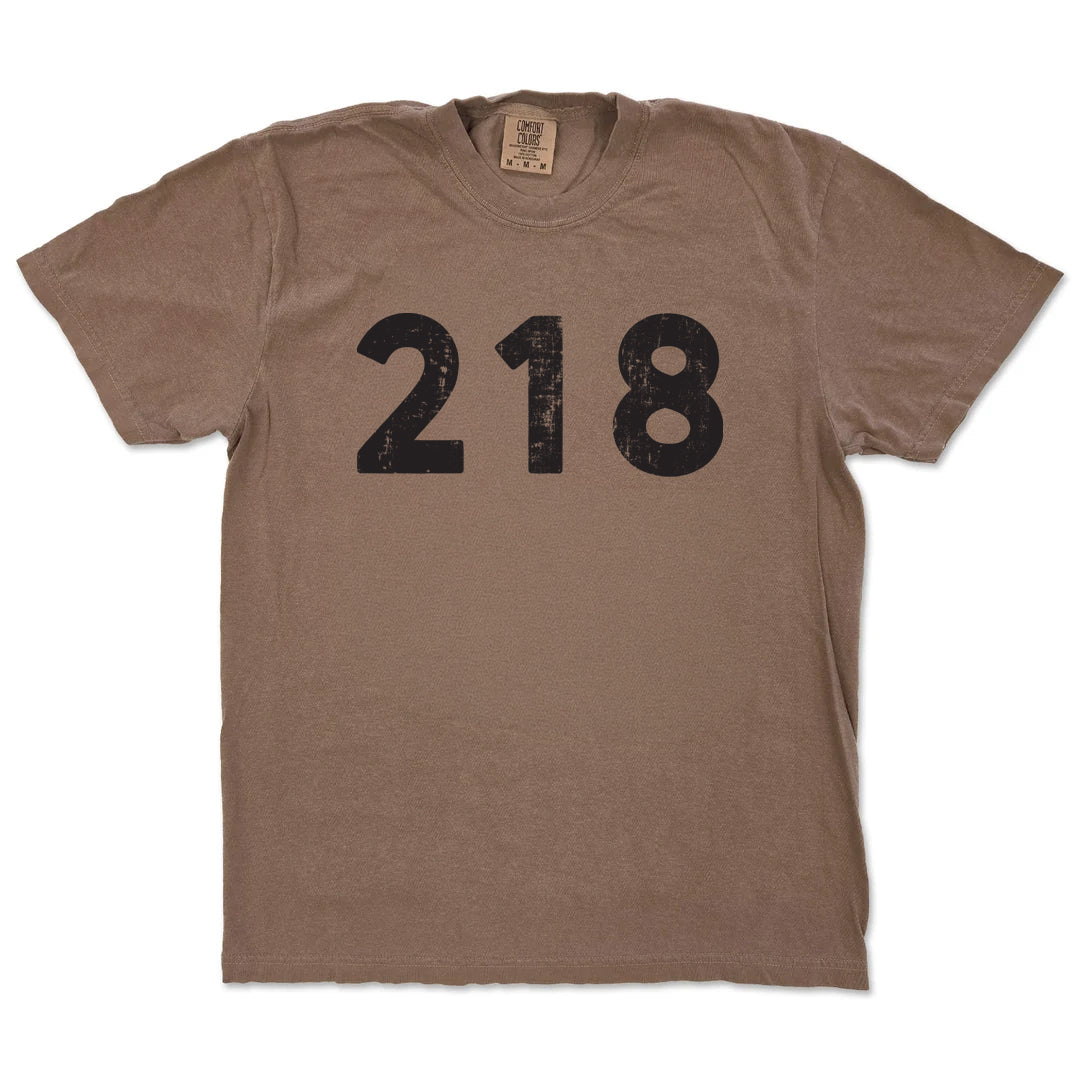 218 Premium Tee (Espresso)