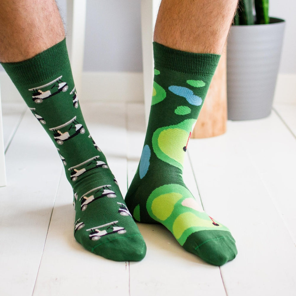 Golf-theme socks