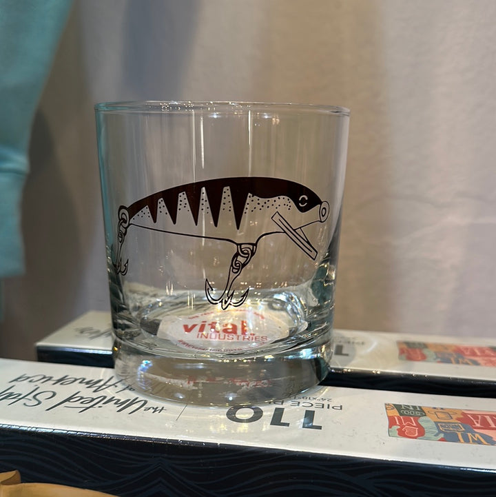 Fishing Lure Rock Glass