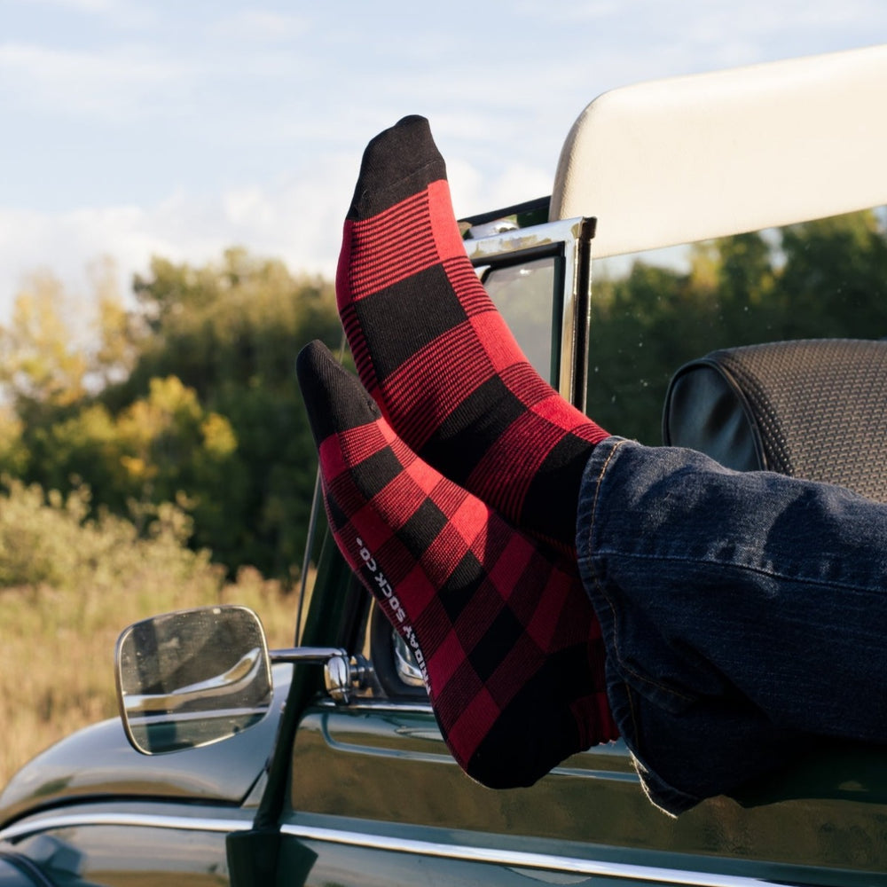 Buffalo Plaid socks
