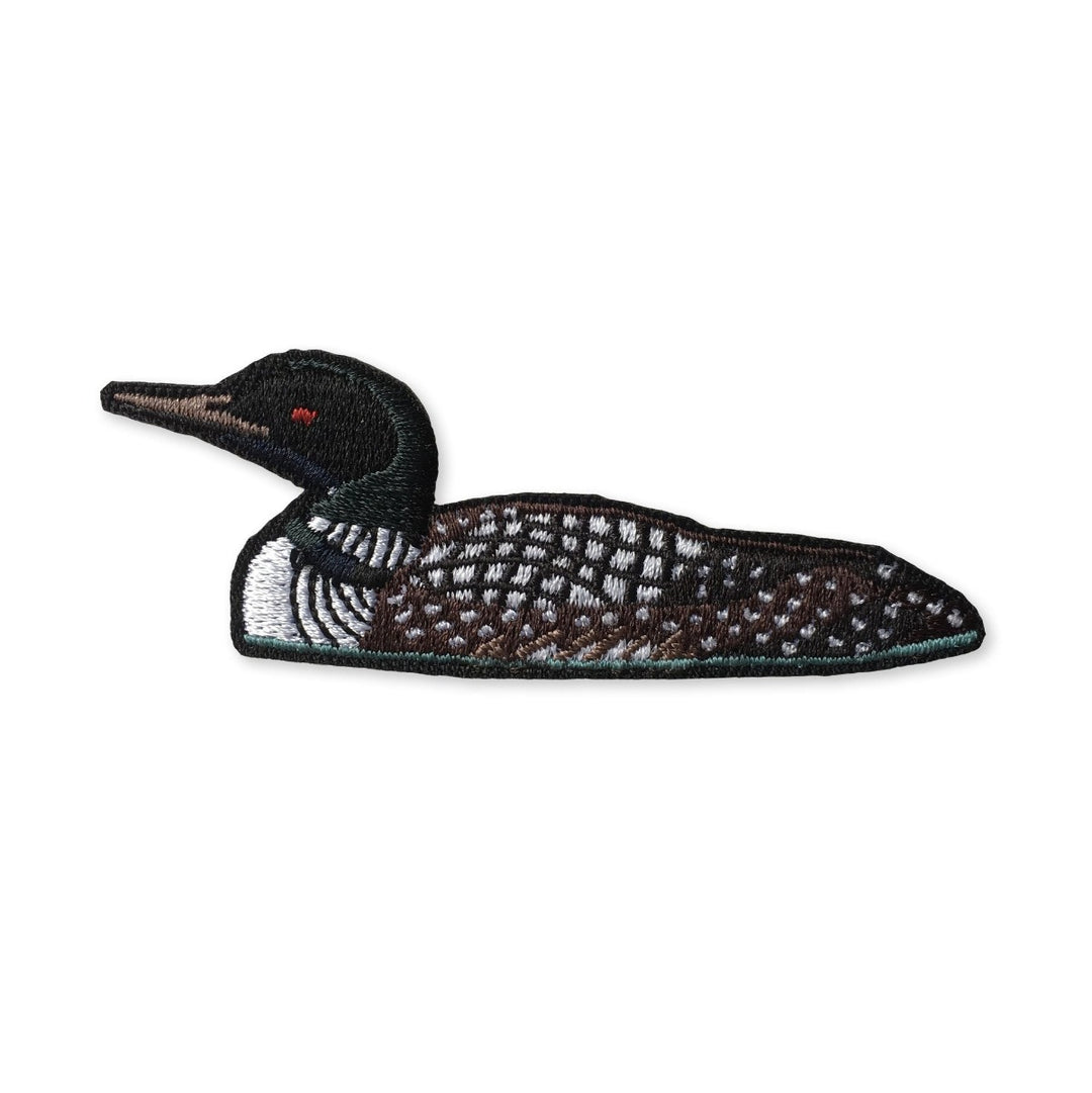 Common Loon Patch - embroidered