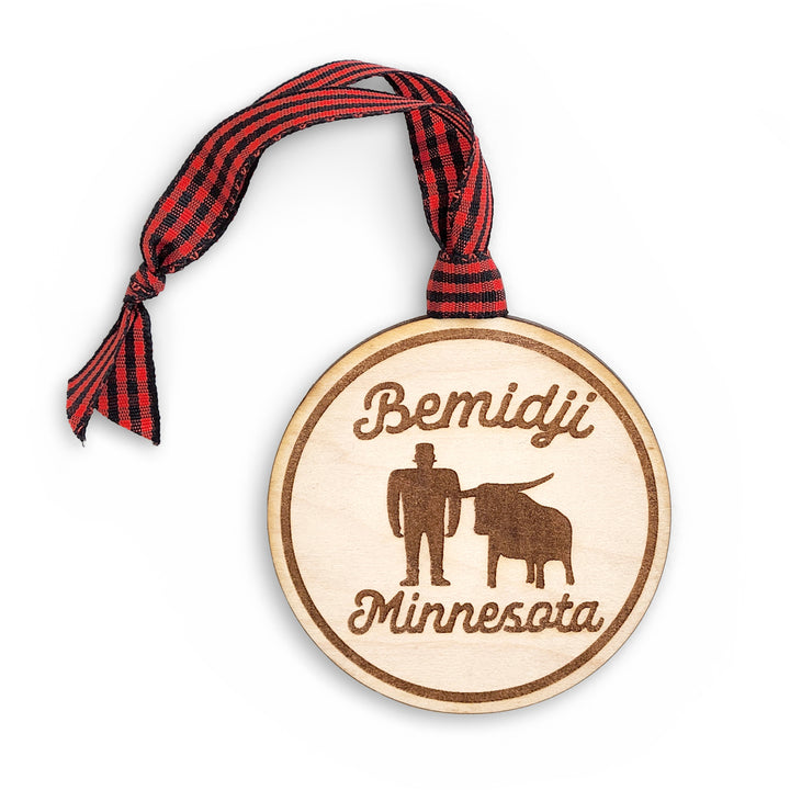 Bemidji Paul & Babe Ornament