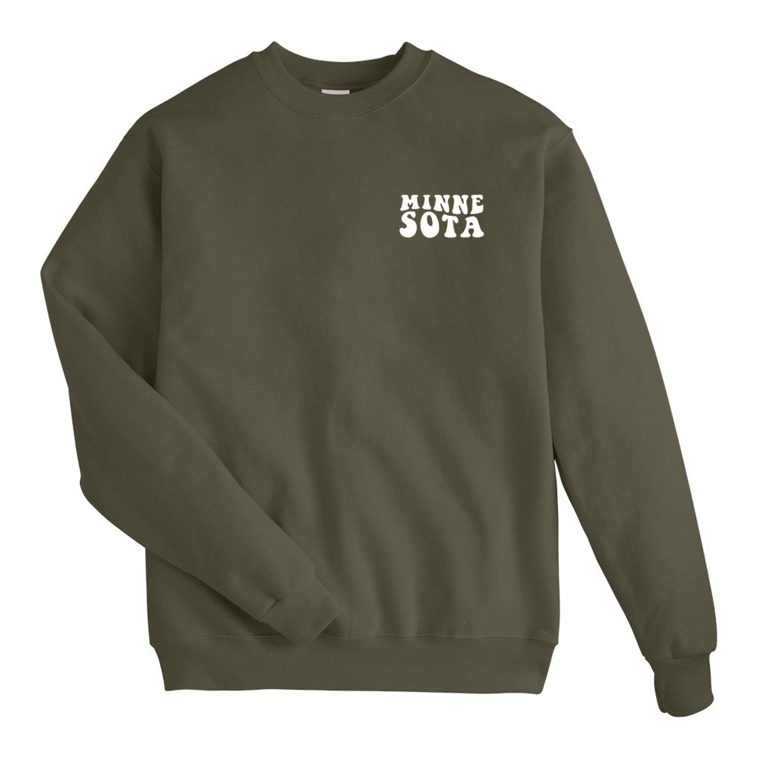 Campfire Crewneck (Fatigue Green)