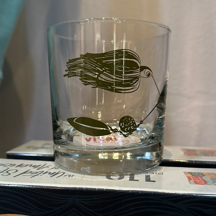 Fishing Lure Rock Glass