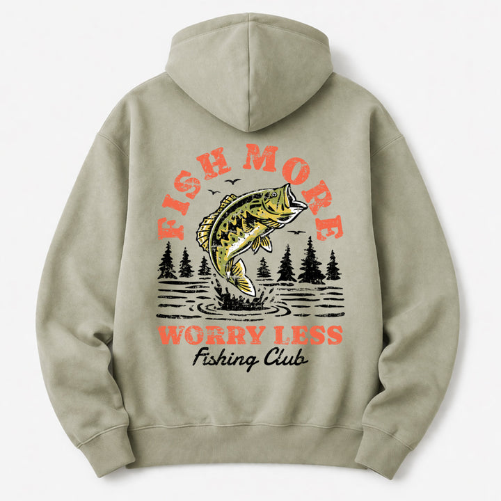 Vintage Fish More Premium Hoodie