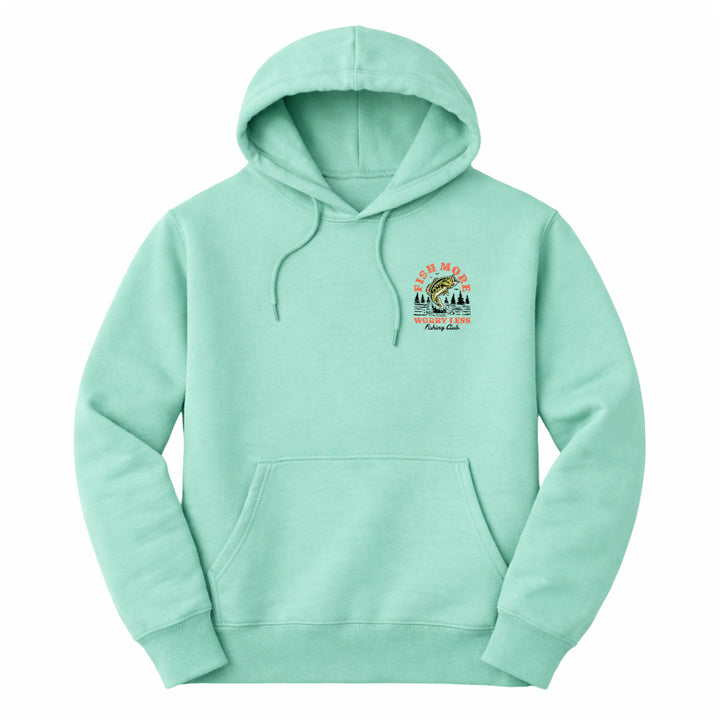 Fish More Hoodie - Celadon
