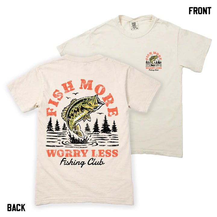 Vintage Fish More Premium Tee - Ivory