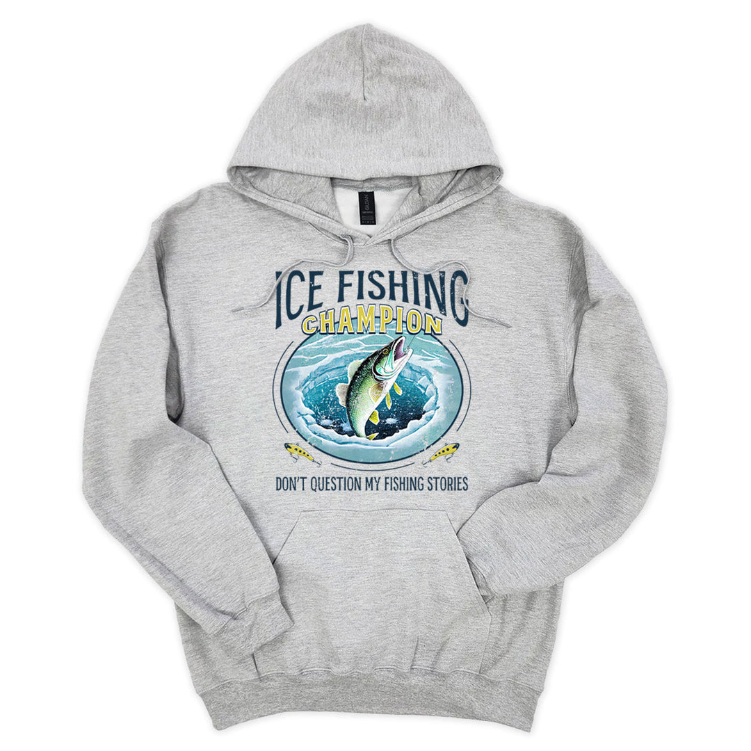Ice Fishing Champion Hoodie Small