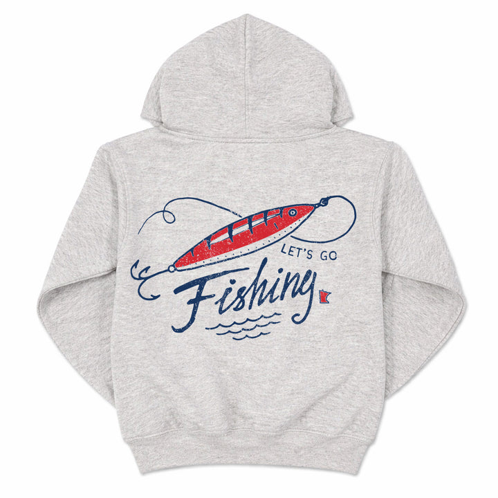 Let's Go Fishing Hoodie - Youth