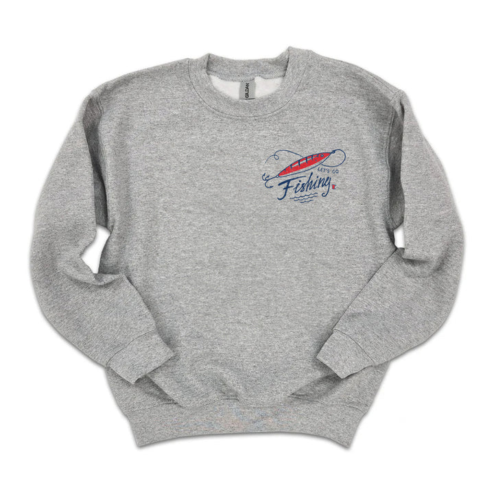 Let's Go Fishing Crewneck - Youth