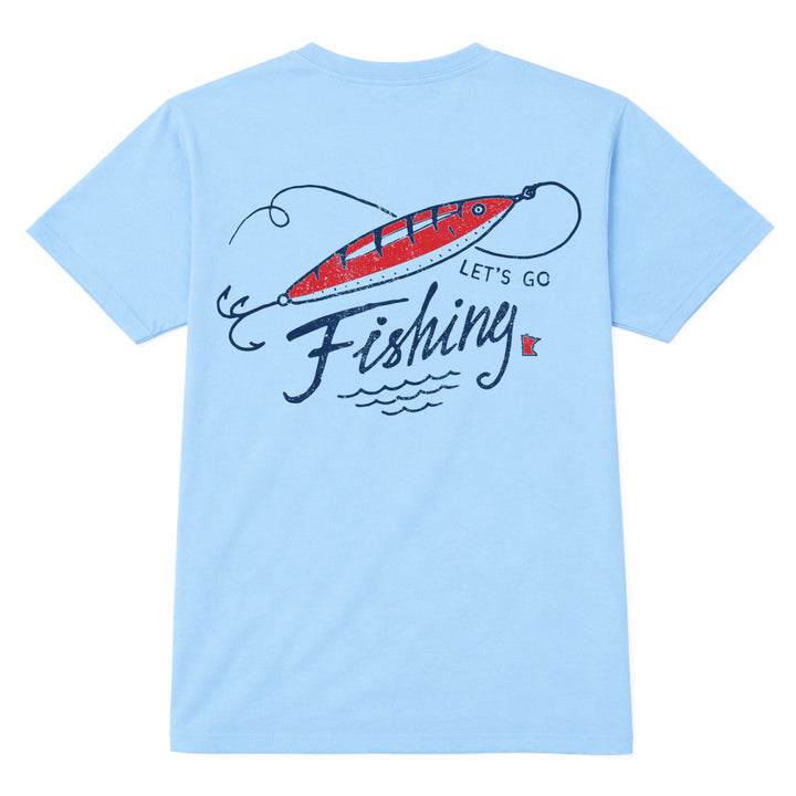 Let's Go Fishing Tee - Youth