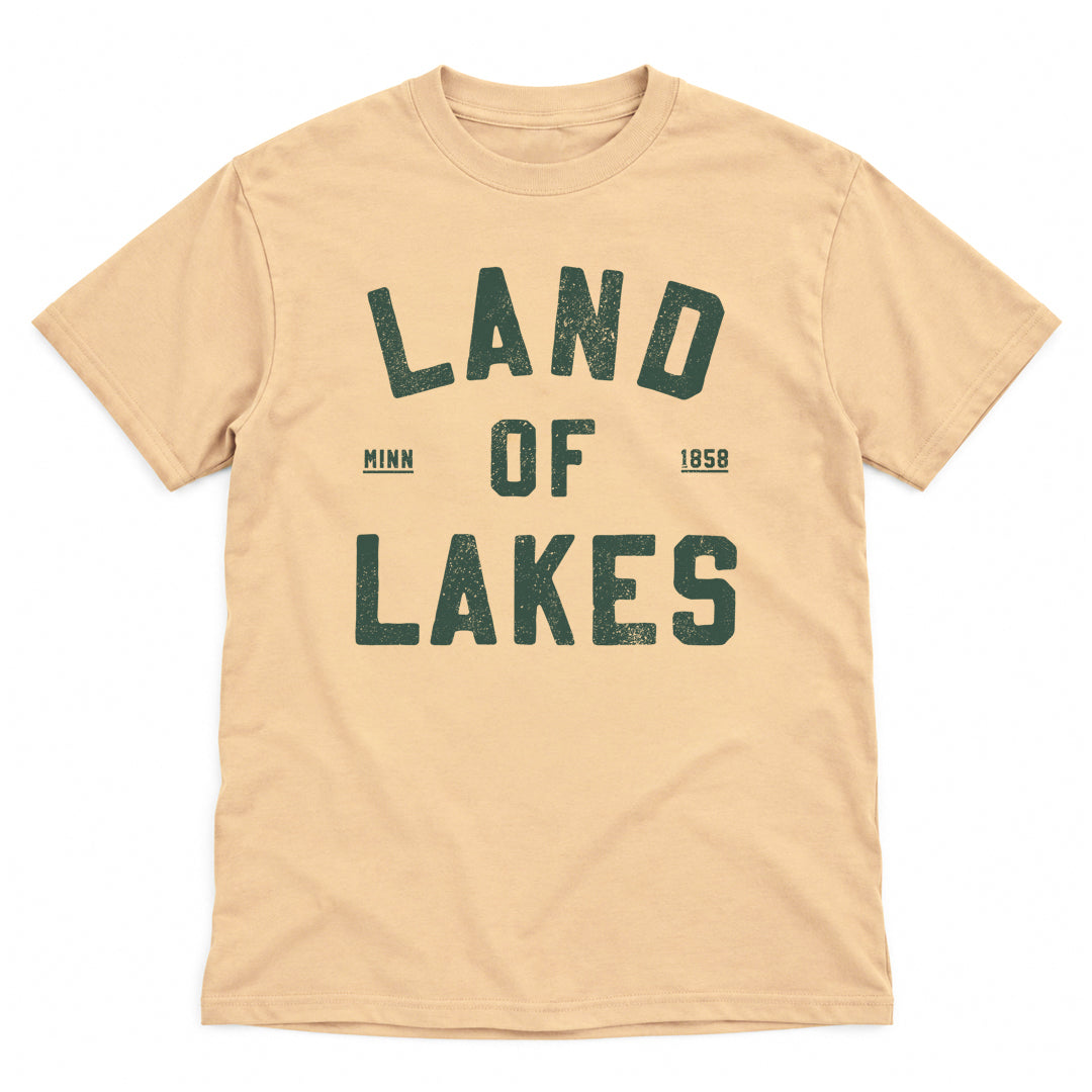 Land of Lakes Tee (Old Gold)