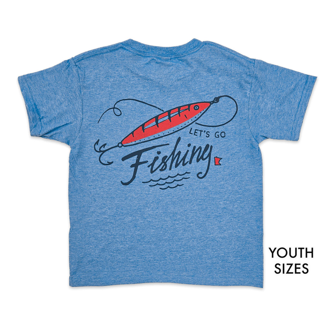 Let's Go Fishing Tee - Youth