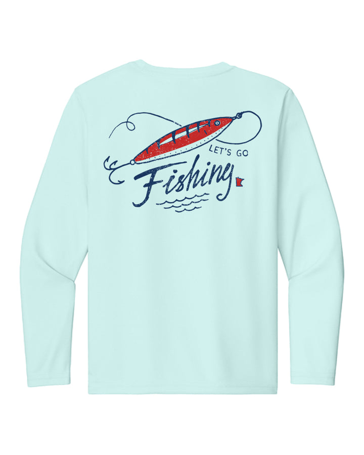 Let's Go Fishing Lightweight UPF - Youth