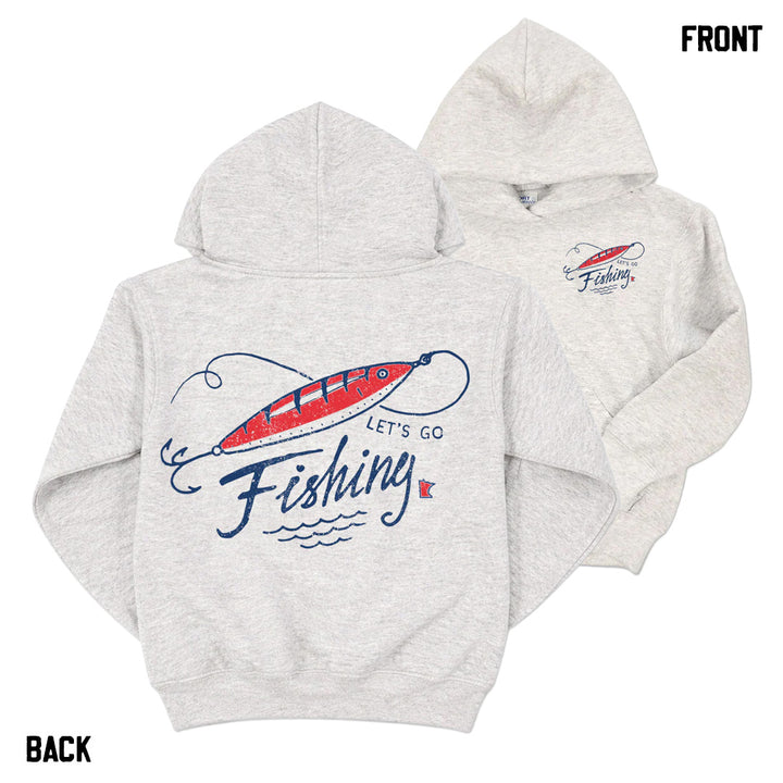 Let's Go Fishing Hoodie - Youth