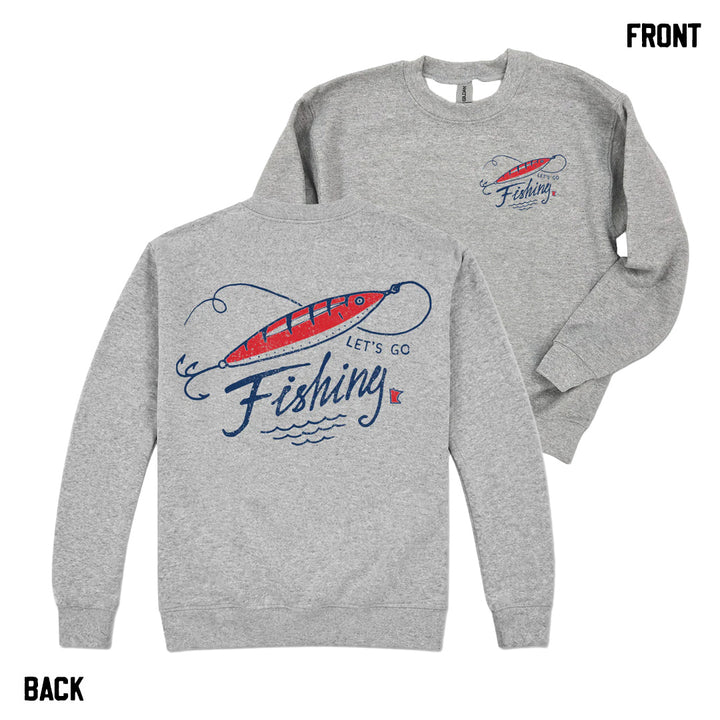 Let's Go Fishing Crewneck - Youth